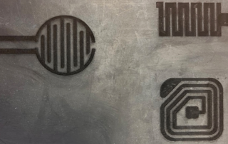 Laser patterning for rubber